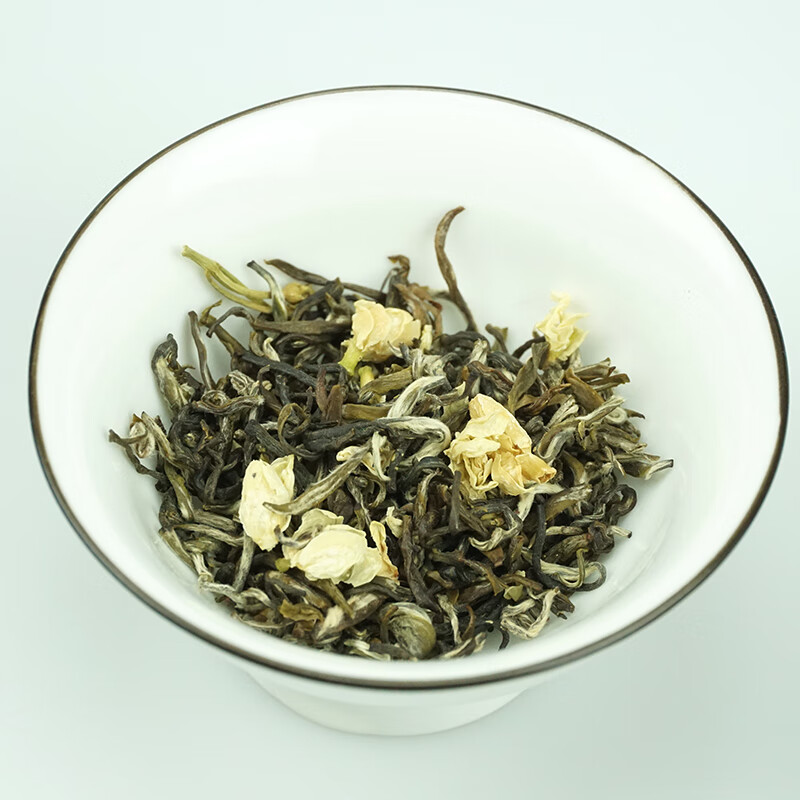 Yuehua Tea Sichuan Jasmine Tea Strong Flavor Manna Auspicious Snow Sichuan Piaoxue Manna Auspicious Snow 50g