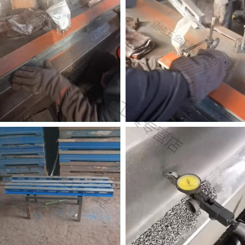 Si Jie cast iron flat ruler I-shaped high-precision inspection, measurement, marking, scraping and repair, parallel ruler cast iron bridge type, fine - 2000mm (factory level 2)