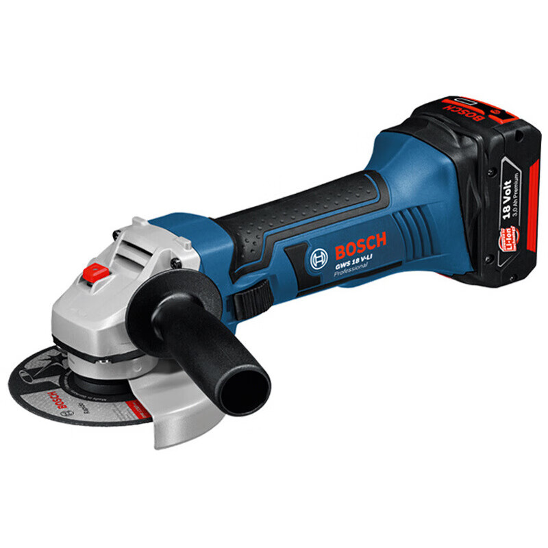 Bosch (BOSCH) brushless rechargeable angle grinder GWS180-LI lithium electric cutting machine hand grinder grinder polisher GWS 180-LI 4.0ah/two batteries and one charger