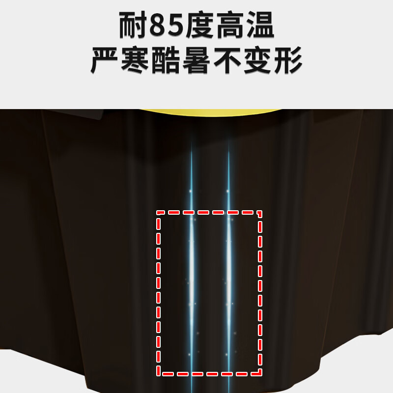 Gulihuang turnover box industrial product storage box plastic logistics box storage box finishing box large 620*415*430 with lid