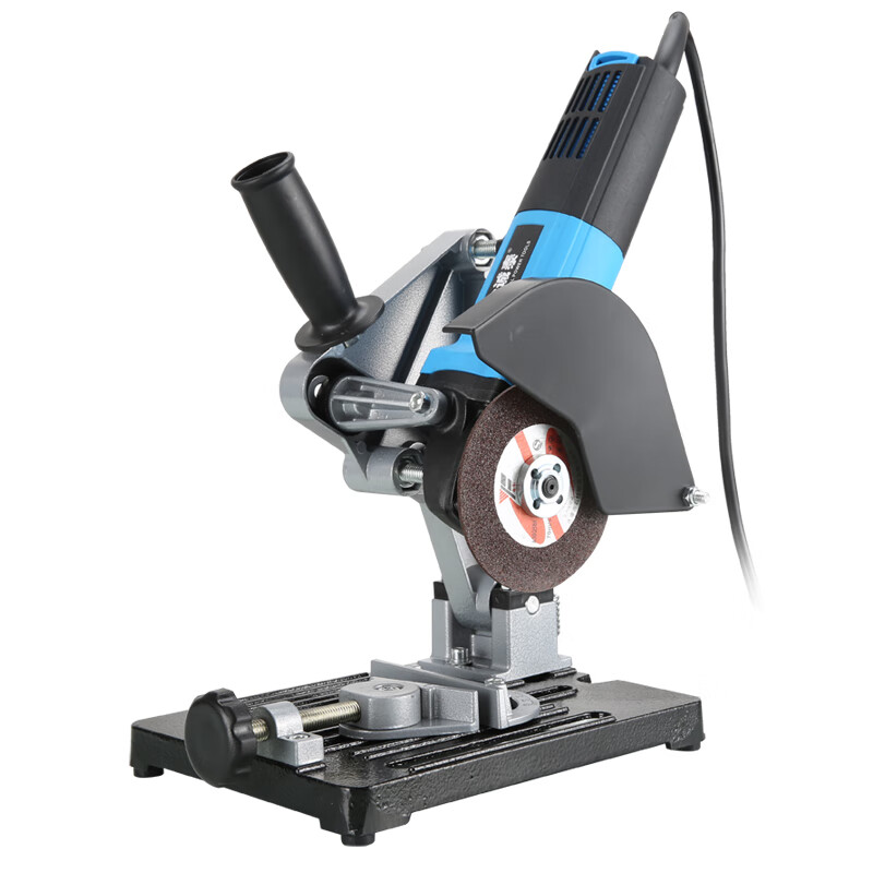 Fixed angle grinder universal bracket, cutting machine thickened base, modified hand grinder polisher multi-functional platform, upgraded angle grinder bracket + 1 woodworking saw blade (plus