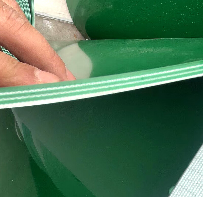 Wear-resistant green rubber mat workbench floor glue anti-static insulating mat car factory workshop floor mat conveyor belt green clamp line 1 meter wide 5mm thick price per meter