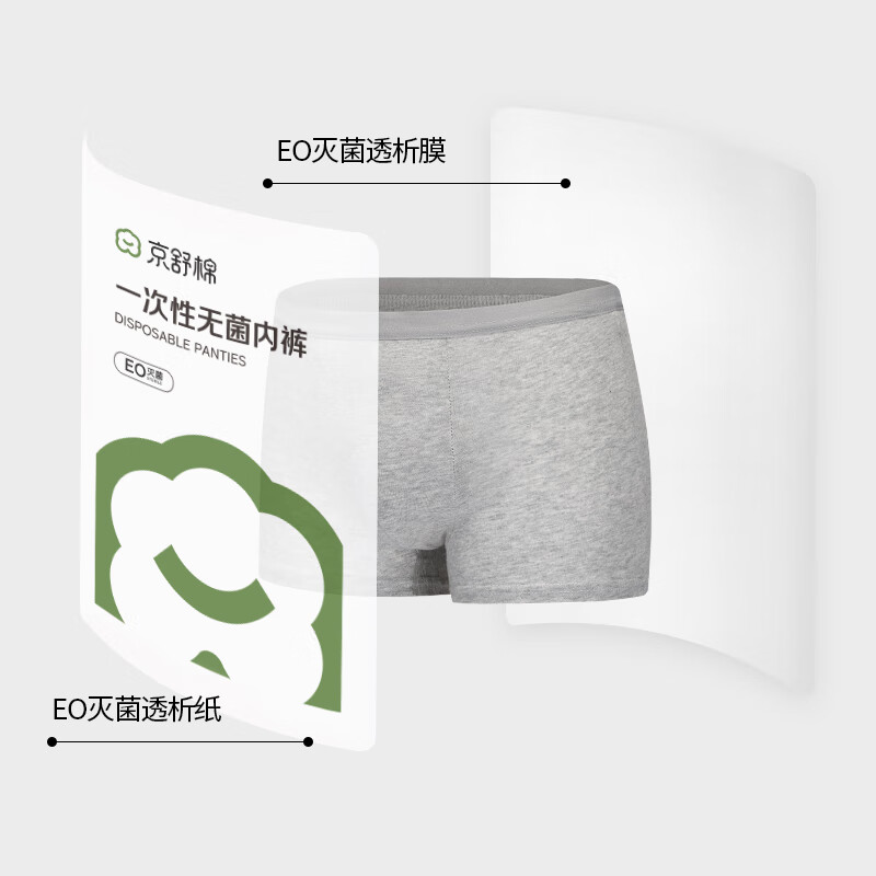 Jingshu cotton Jingdong's own brand Xinjiang cotton soft cotton pure cotton lazy daily disposable men's underwear 10 pairs