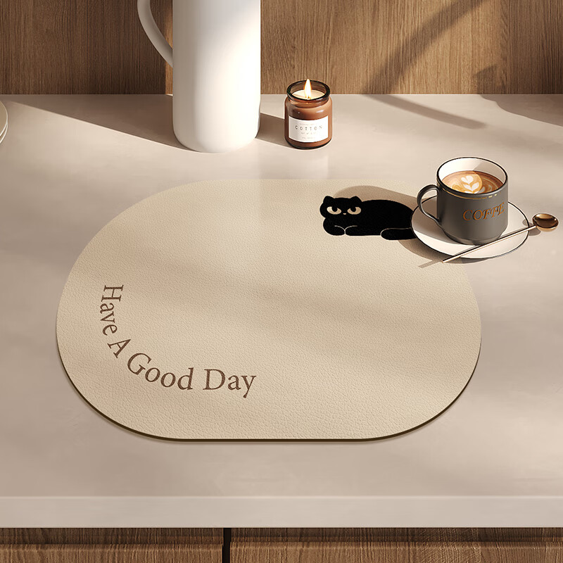 Slowly talk about dining table mats, oil-proof, water-absorbent, no-wash, anti-scalding table protection mats, coffee table mats, kitchen table drain mats 30*40cm