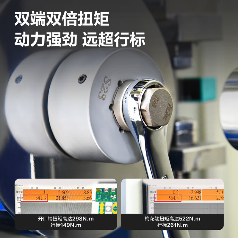 Deli open-ended torx wrench 8+1 cloth bag set dual-purpose multi-functional labor-saving quick auto repair mechanical maintenance tool