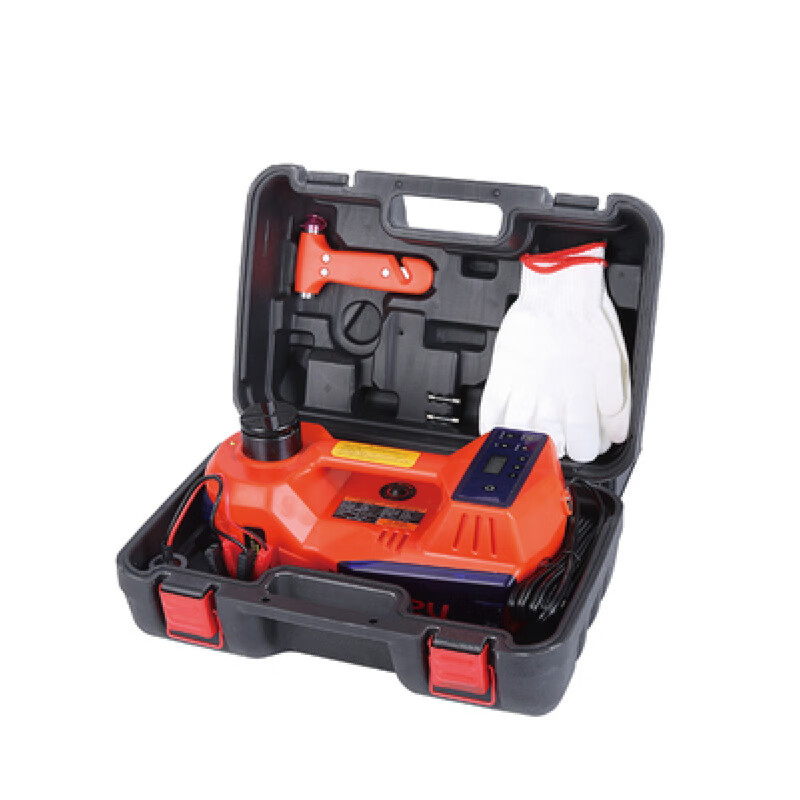 Tongrun 12v car electric hydraulic jack wrench air pump off-road car SUV universal tire replacement wholesale 3-in-1 including air pump + light + electric wrench