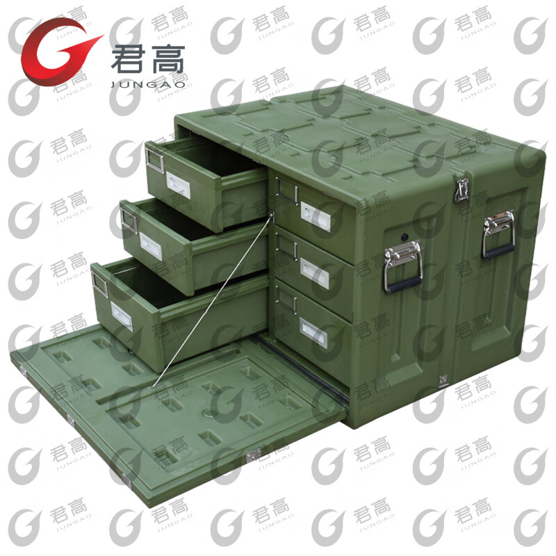 Jungao Six Drawer Box XTC 800*600*600mm Six Drawer Medicine Box Plastic Box Rotational Molding Box Equipment Box