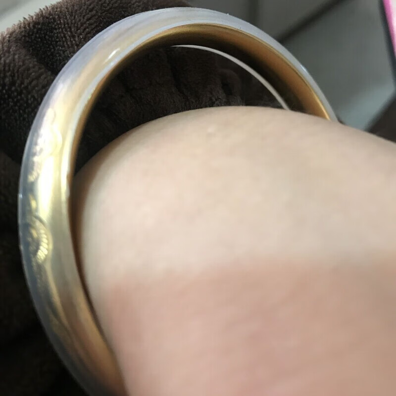 Bracelet protective cover, new jewelry accessories, made of transparent silicone, anti-collision protection, gold bracelet with 50 rings, bracelet thickness 0.3 cm