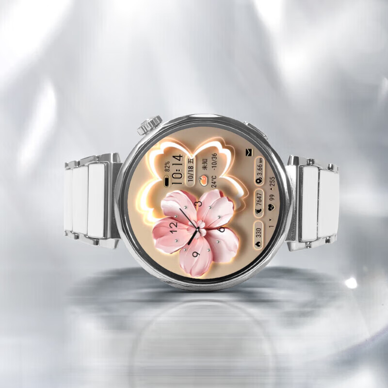 Huawei (HUAWEI) Goddess's new product Huawei Watch GT5 women's intelligent emotional health assistant new ovarian function assessment 520 Valentine's Day birthday gift for girlfriend and wife Goddess customized GT5 41mm silver dial + ceramic silver strap