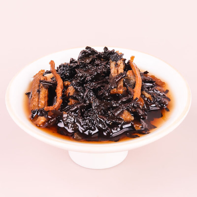 Long Ming Tangerine Peel Pu'er Tea 2016 Pu'er Ripe Tea New Year's Gift New Year's Tea Gift Box 100 Cake for Drinking by Yourself