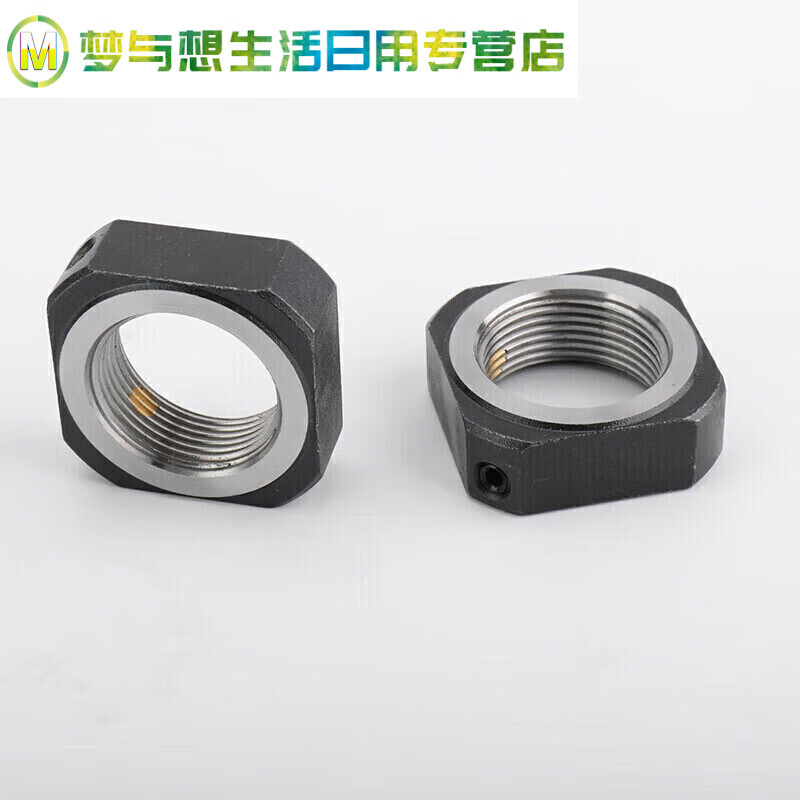 Junmo ball screw lock nut radial anti-return anti-loosening square anti-slip nut M6*0.75 lock nut with copper