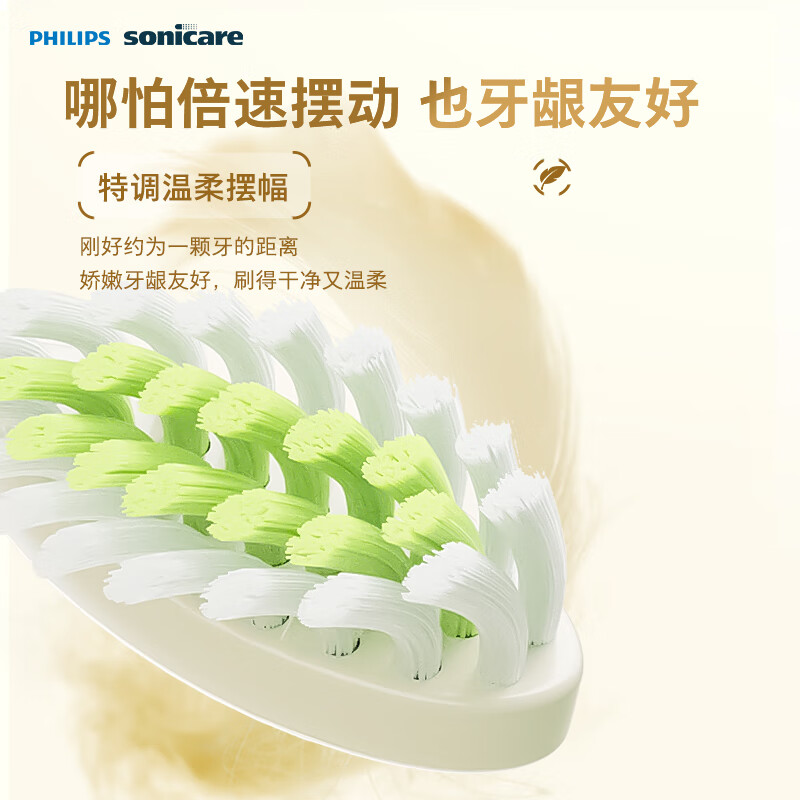 Philips Electric Toothbrush S3 Birthday Gift New Year Gift Couple Model for Boys/Girlfriends Soft and Bright White Brush Head Small Feather Brush 5 Modes Juejue Zi HX2471/02