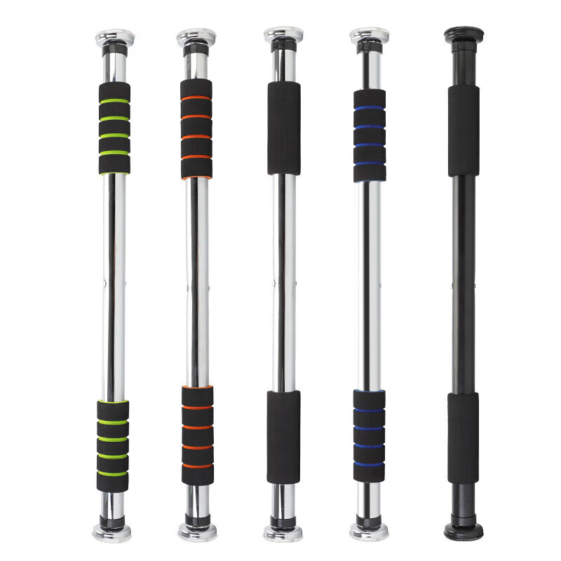 Sanqihu Home Indoor Fitness Equipment No-Punch Door Horizontal Bar Pull-Up Door Frame Trainer Color Strip No-installation Thick Bar (64-100)