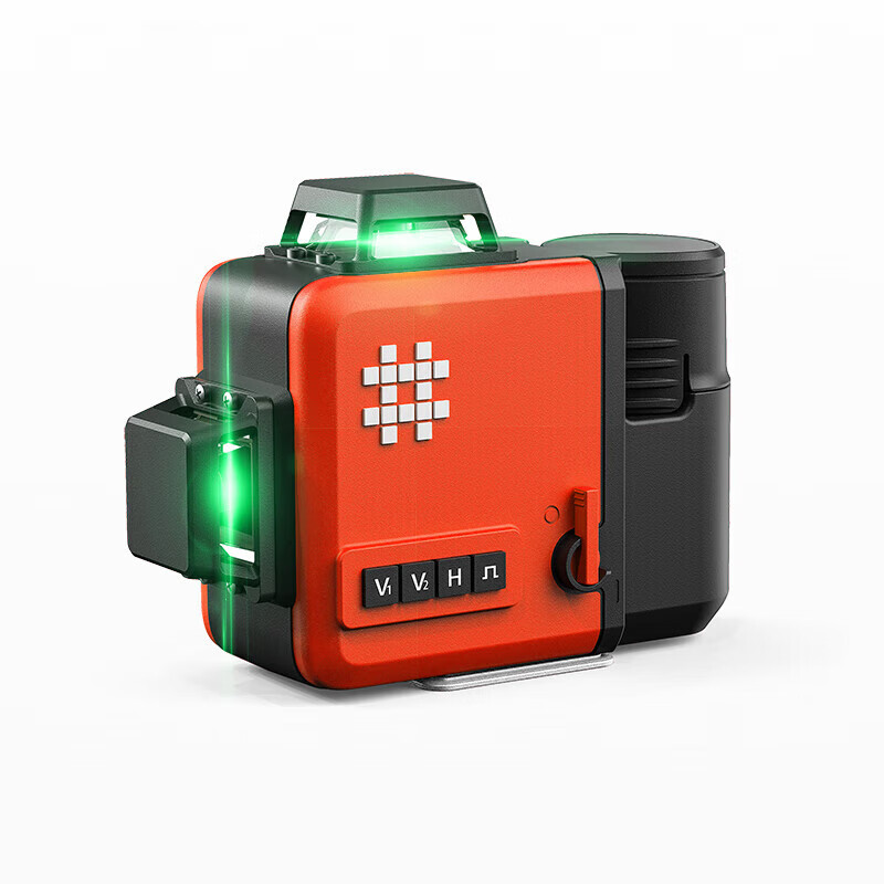 Shijing (SHIJING) green light 12-line level meter high-precision automatic wiring wall-mounted floor meter indoor and outdoor clearly visible strong light 12-line green light floor wall meter-MT1275X dual power standard package