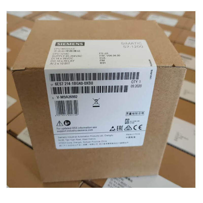 Brand new Siemens S7-1200PLC/CPU 1211C 1212C 1214C 1215C 1217C 2111HE400XB01211C DC/DC/R