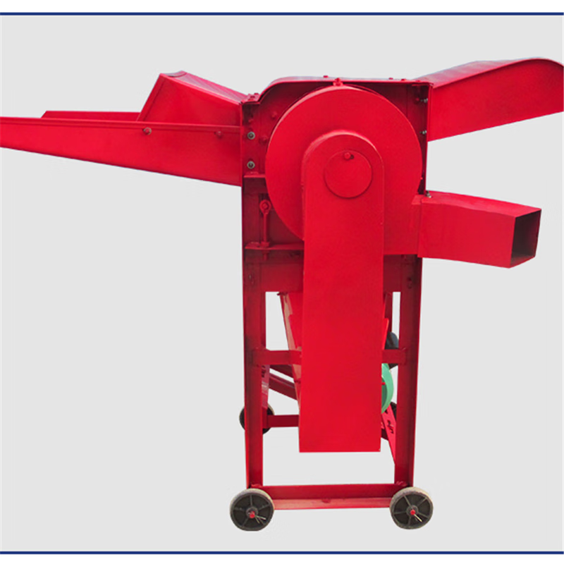 CLCEY electric small soybean thresher household rapeseed sorghum thresher three-separation belt exhaust rice threshing machine 500 type without motor
