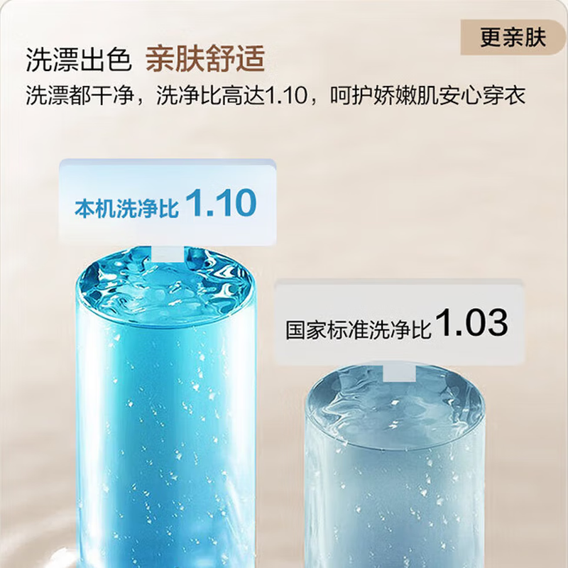 Haier primary color drum washing and drying set 10KG fully automatic washing machine + heat pump dryer Home appliances JD.com self-operated MATE29S+39PLUS