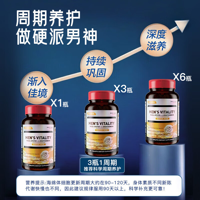 DYVIRE US original imported maca tablets oyster essence oyster arginine vitality tablets male nourishment