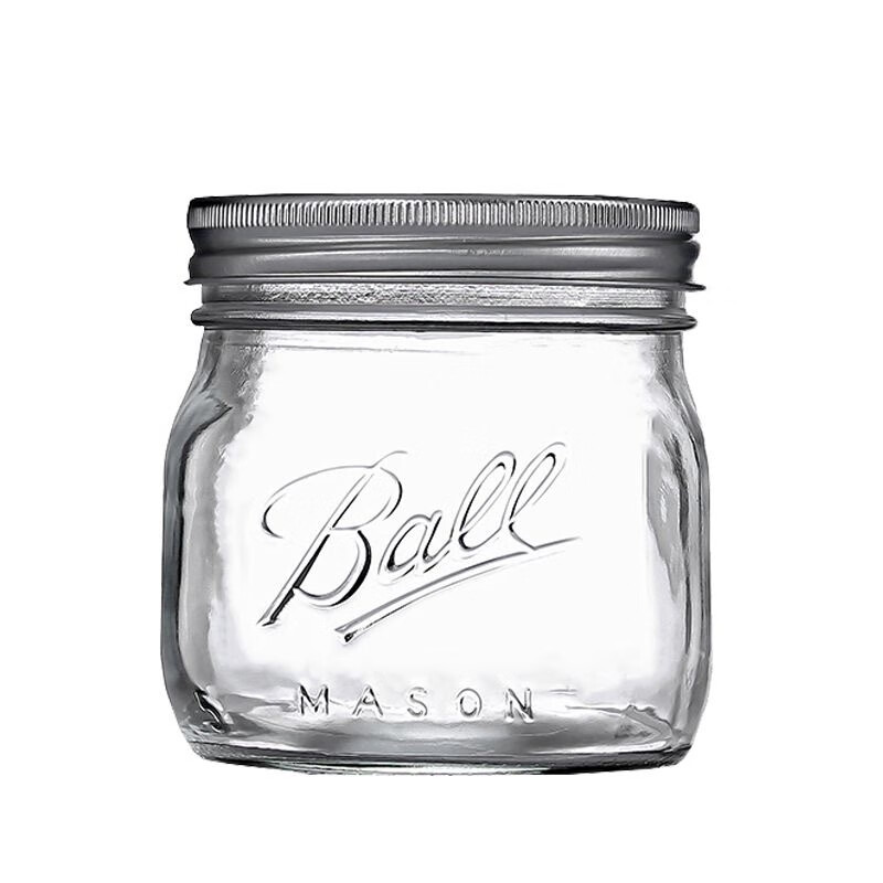Huaixi Ball masonjar American pipe grass tobacco tea brown light-proof brown mason jar moisturizing sealed jar mason jar split lid (excluding bottle single lid)