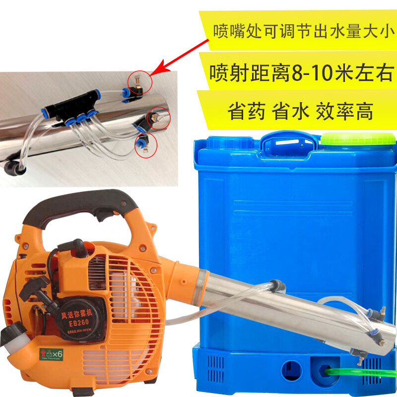 Wen Yijia air-delivered sprayer, portable mist sprayer, agricultural small atomizer, fruit tree sprayer, water mist sprayer, fog cannon, stainless steel delivery tube