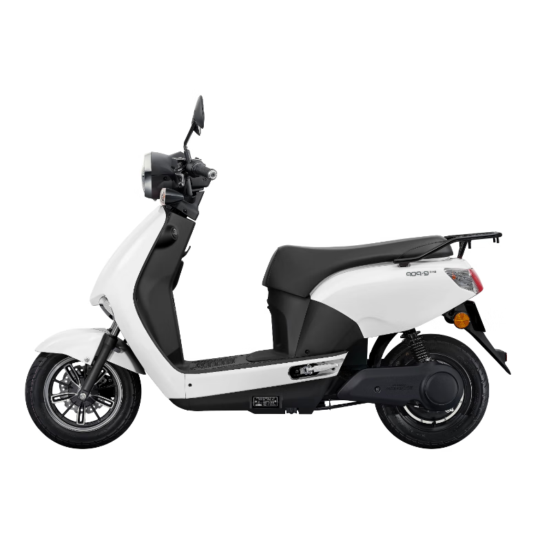 Wuyang-Honda electric motorcycle e-POP long-range electric scooter 1200W high-speed lead-acid drum brake 72V20Ah takeaway work transportation electric motorcycle battery scooter taffeta white