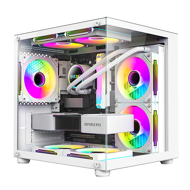 Intel i9 level game independent graphics business office design clip LOL Black Myth RTX4060 gaming independent graphics used desktop computer DIY assembly computer i9 level ten core 16G+620G GTX705 single host 99% new