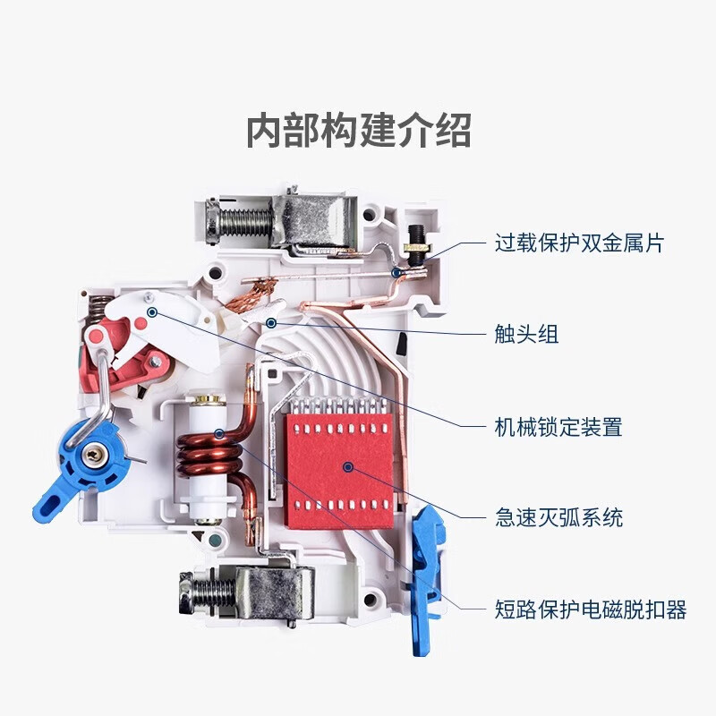 Abay NXBLE-32 2P C32 small leakage protection air switch leakage protection air switch 2P 32A