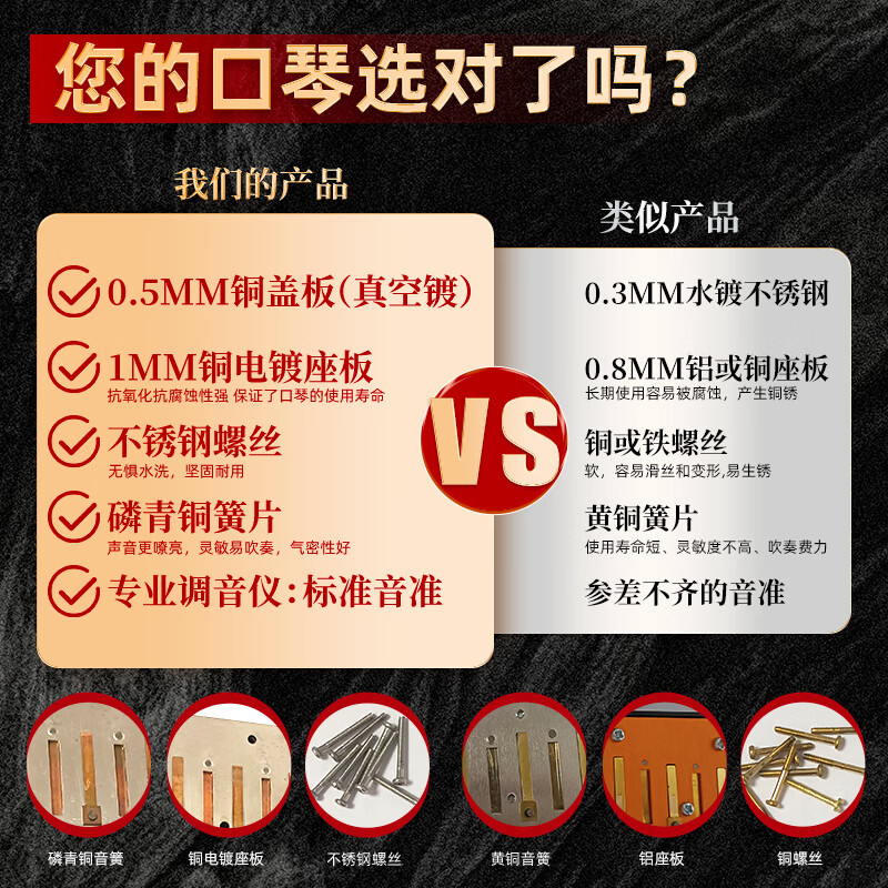 Dongfang Ding Slim Model T2406S 2.0 entry-level 24-hole polyphonic student beginner adult advanced professional performance harmonica polyphony #C key = bD key = flat d key, slim model