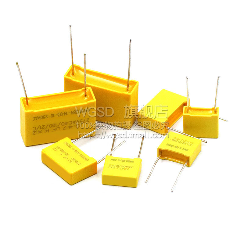 Dafuri safety capacitor X2 275V 0.1uF 0.22 0.68uf 0.22 0.47 1uf 1UF (105K) pitch 22MM (5 pieces)