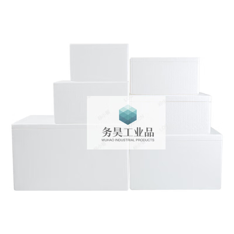 Thickened foam box express commercial stall refrigerated insulated vegetable box fresh fruit packaging large box No. 5 18 pieces 1 set 0x0x0mm