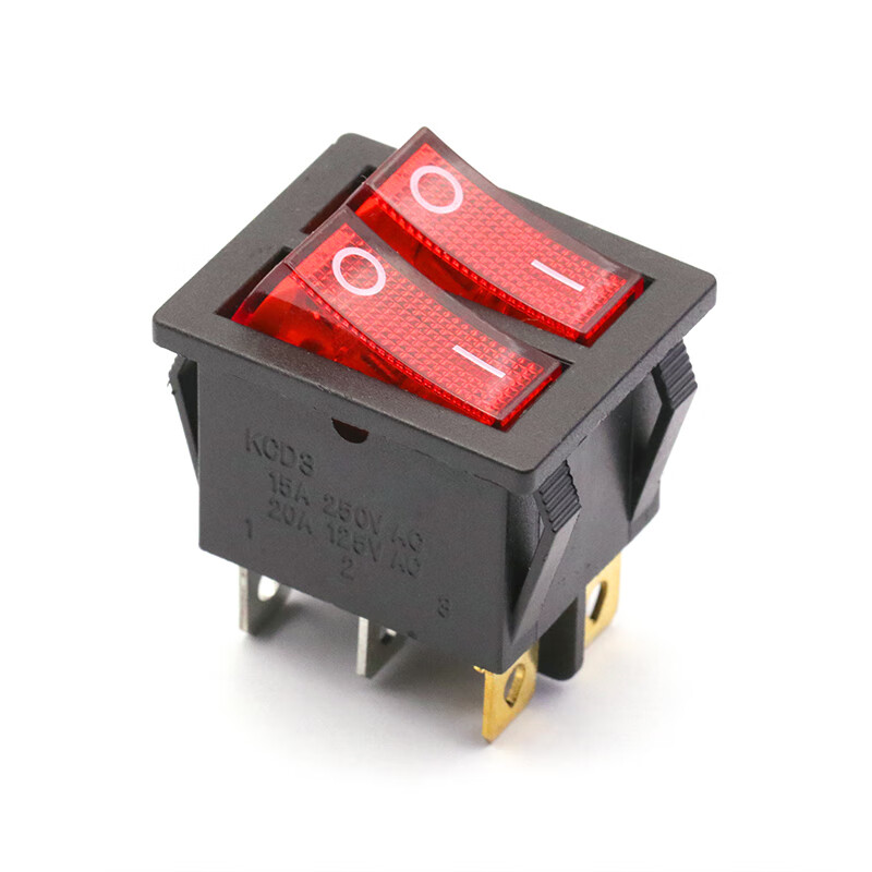 Dafurui electric heating oil rice cooker electric hot pot double ship rocker power switch button with light 6 feet 2 gears default