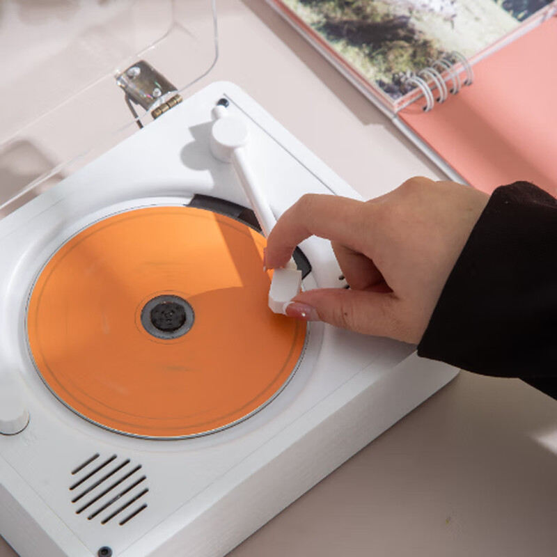 YEARS STAY time and years all-in-one CD player audiophile album player retro player record player desktop audio bluetooth speaker cd player birthday gift walnut SG1988