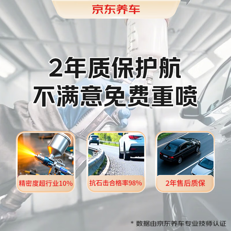 Jingdong car maintenance car standard spray painting service single piece in store ready scratch repair spray paint touch-up