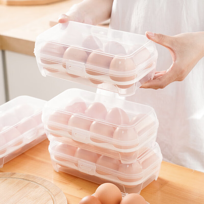 Yaofeng Outdoor Egg Carton Shockproof and Shatterproof Protection Artifact Storage Box Egg Anti-fall Portable Plastic Egg Tray 4-Gate Egg Box 1 Pack
