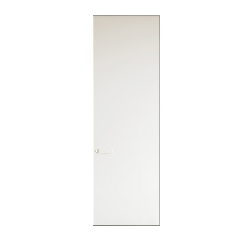 Customized invisible door, frameless narrow edge, minimalist aluminum wooden door, flat opening door, interior door, paint door, bedroom secret door, hidden frame door/paint-free decorative panel