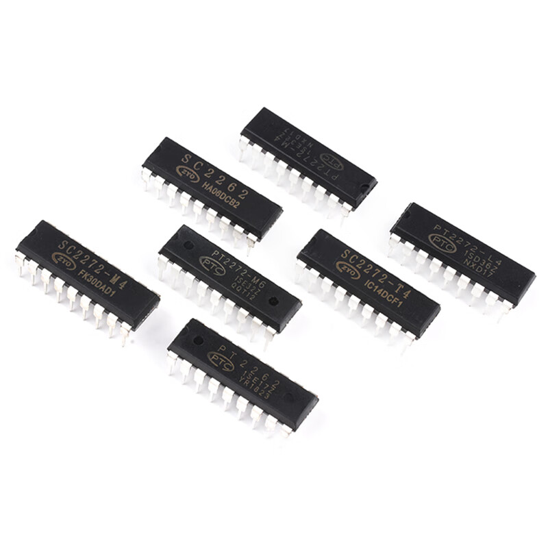 Zejie direct plug M4/L4/T4 wireless remote control transmitter and receiver decoder chip DIP-18 PT2272-M4