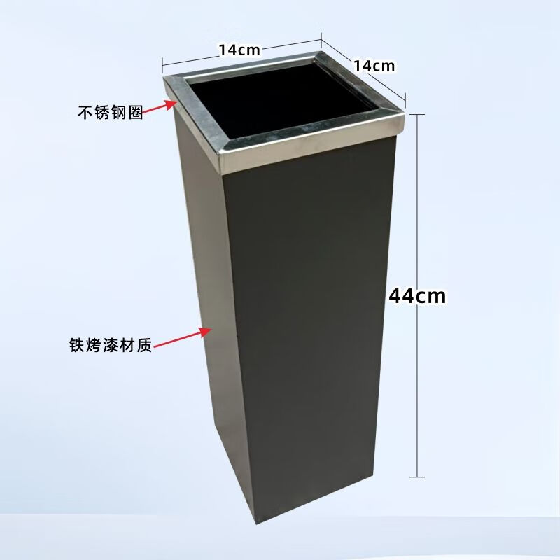 Trash can liner, hotel S-type vertical ashtray liner, shopping mall, hotel corridor, lobby, elevator KTV accessories, stainless steel ring liner