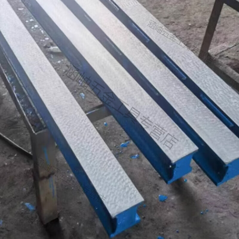 Si Jie cast iron flat ruler I-shaped high-precision inspection, measurement, marking, scraping and repair, parallel ruler cast iron bridge type, fine - 2000mm (factory level 2)