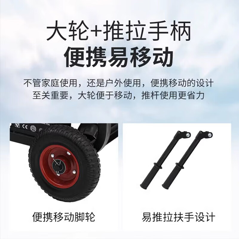 OUOETY gasoline generator 220v small household high power variable frequency three-phase 380V outdoor gas stall 3kw5 kilowatt 3500W hand start multi-fuel 220v