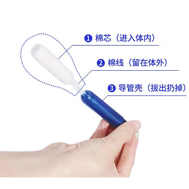 Danbis Canada imported Danbis Tampax tampons, catheter-type non-sensory built-in cotton swab sanitary napkin, normal flow rate, 96 pieces/box