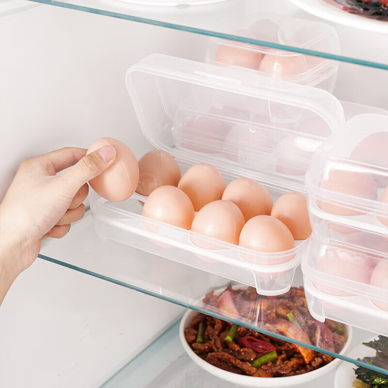 Yaofeng Outdoor Egg Carton Shockproof and Shatterproof Protection Artifact Storage Box Egg Anti-fall Portable Plastic Egg Tray 4-Gate Egg Box 1 Pack