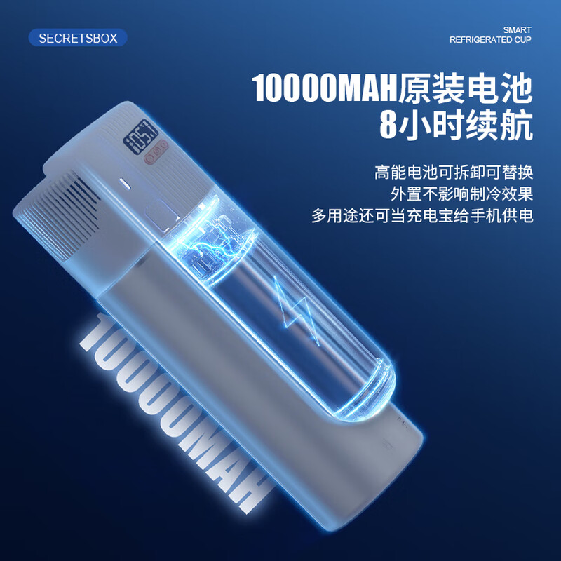 Secret box insulin refrigerated box portable rechargeable growth hormone medicine refrigerated box large capacity refrigerated cup small refrigerator