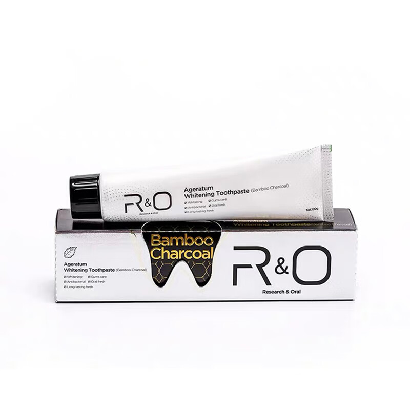 R&O Best-Selling Toothpaste Binchotan Carbon Whitening, Removes Smoke Stains, Removes Yellowing, Removes Teeth Stains and Bad Breath, Original Imported from the United States 300g
