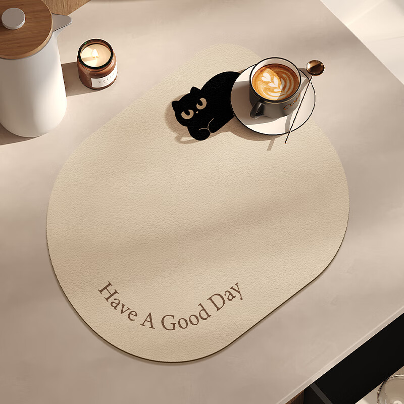 Slowly talk about dining table mats, oil-proof, water-absorbent, no-wash, anti-scalding table protection mats, coffee table mats, kitchen table drain mats 30*40cm