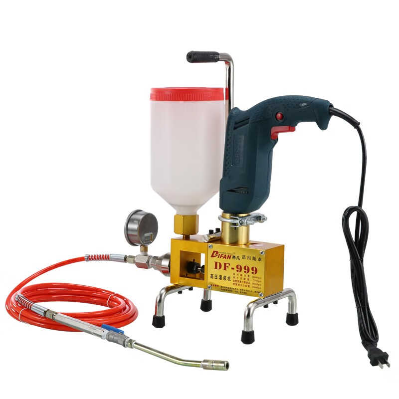 DIFAN POWER TOOLS high-pressure grouting machine polyurethane grouting machine blockage detection machine waterproof pouring machine water-stop needle leak repair machine high-pressure grouting machine + 50 water-stop needles