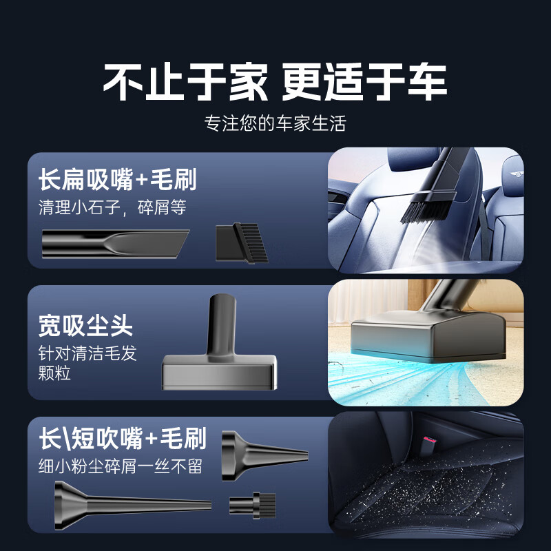 Kewo car vacuum cleaner high suction handheld home car dual-use wireless small high-power desktop mini portable
