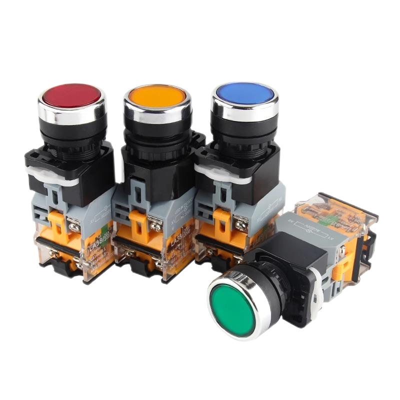 Chint push button switch NP2-BA31 green 1 piece