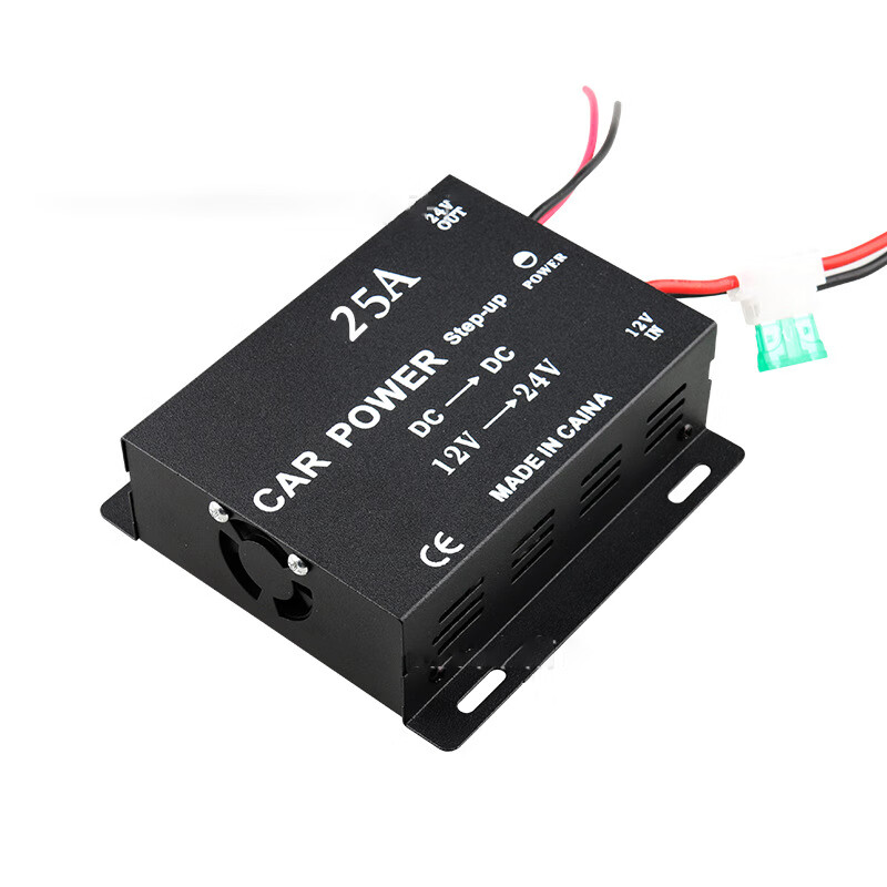 Anliju Automobile 12V to 24V booster car power converter high power 12V to 24V converter 25A high power