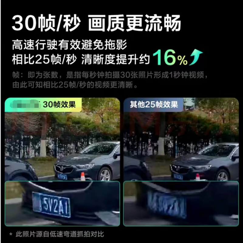 25 years new center console car driving recorder, ultra-clear night vision, 360-degree rotating wireless panoramic monitoring, 4K central control ultra-clear model, free 64G card + rotating bracket, cigarette lighter/usb power supply