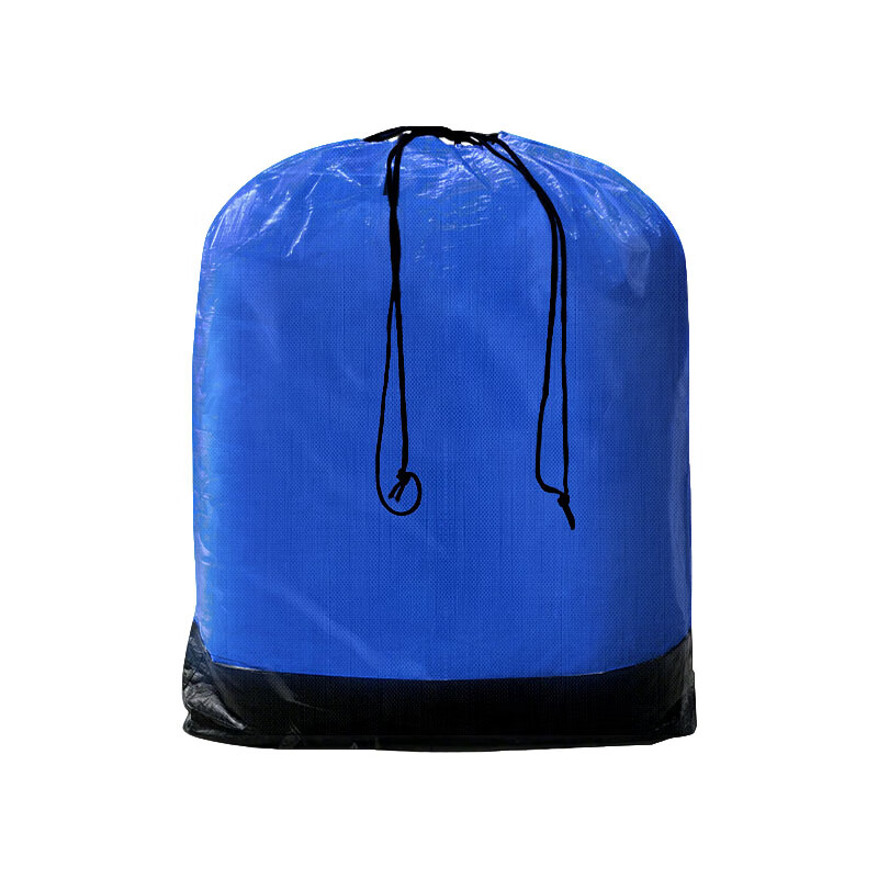 Star dad express transit bag logistics bag full PE waterproof large 100*110cm drawstring logistics collection bag large capacity waterproof wear-resistant artifact turnover snakeskin packaging bag